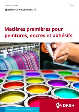 Matières premières et produits chimiques de spécialité pour la fabrication de peintures, revêtements, encres, polymères, plastiques, adhésifs, caoutchouc...