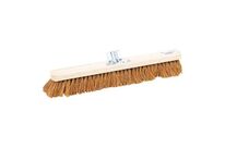 Manutan Expert - Balai à poussière 60cm fibre coco monture bois - Idéal pour un nettoyage efficace