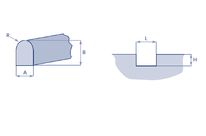 Joint extrudé Profil D Plein