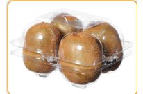 Emballages plastiques: boite 4 Kiwis