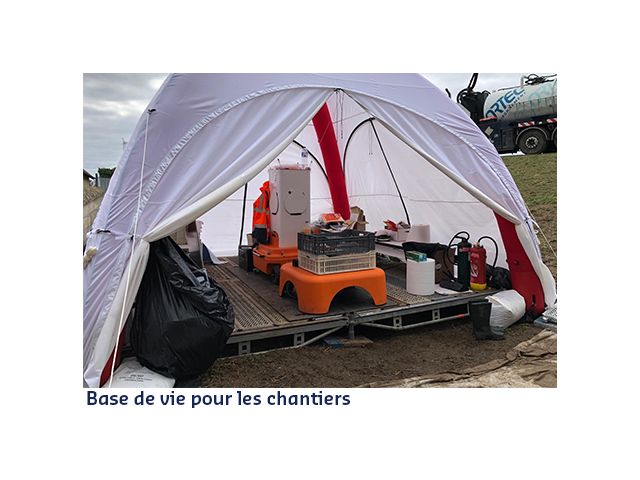 Base de vie | Hut by Hutchinson