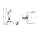 Chariot hydraulique porte-fûts type DH | REMA