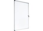 Manutan Expert - Vitrine d'affichage intérieure 1 porte - 940x981mm Blanc - Magnétique & Fond Acier - 12 Feuilles A4