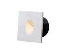 Balise LED Encastrable Carrée 3W 220V 34° Blanche IP20 pour Escaliers - Blanc Neutre 4000K -