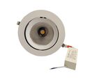 Spot LED Rond Encastrable Orientable BLANC 40W - Blanc Chaud 2300K - 3500K