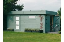 Garage bois madriers 40 mm: ID2052