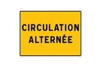 Panneau temporaire circulation alternée KC1CA