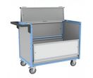 Chariot conteneur avec toit - 250 kg