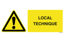 AVERTISSEMENT DE DANGER - Signal LOCAL TECHNIQUE