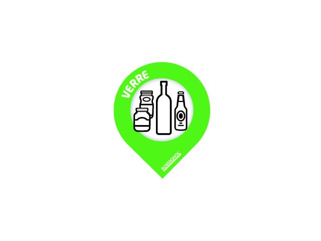 Lot de stickers tri sélectif