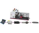 Tour à métaux d'établi hauteur des pointes 75 mm entre-pointes 265 mm alésage 11 mm 0,45 kW 230V avec accessoires Optiturn TU1503V PACK