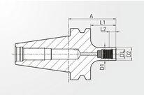 Duo-Lock Support monobloc JIS B 6339 · BT40 | 40.690.DL10