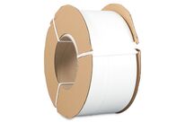 Feuillard machine polypropylène blanc 8 x 0.63 mm x 3000 m