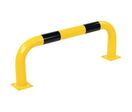Manutan Expert - Arceau de protection petit modèle - 1000mm L x 350mm H - Acier Noir/jaune - Intérieur/Extérieur - À sceller