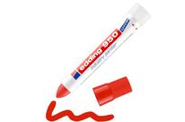 Edding - Bâton de Peinture Rouge 10mm - Marquage Industriel - Pointe Ogive - Résistant