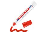 Edding - Bâton de Peinture Rouge 10mm - Marquage Industriel - Pointe Ogive - Résistant