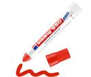Edding - Bâton de Peinture Rouge 10mm - Marquage Industriel - Pointe Ogive - Résistant