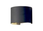 Applique Murale LED 6W IP54 Forme Arrondie - Blanc Neutre 4000K - 5500K / Noir