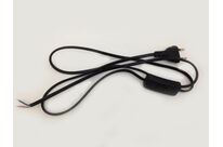 Câble d'alimentation avec interrupteur 1. 5m 220V - Noir