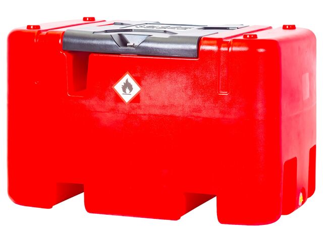 Cuve réservoir Diesel-Gasoil en PE 400 L avec pompe 12 V et pistolet automatique MW Tools TDC40012