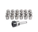 Jeu de mandrin à pinces CM4/M16 avec 18 pinces ER32 Optimum SPS041632