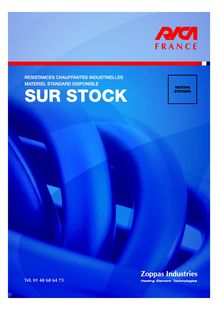 Résistances chauffantes industrielles