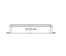 Kit Contrôleur LED RGBW RF 12-24V DC avec Télécommande - Blanc
