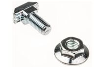 Élément de fixation profilé M8 | Vis en T plaque Bosch Rexroth pour rainure 10 mm