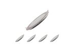 Pack de  5 - Downlight Dalle LED 12W Extra Plate Ronde - Blanc Froid 6000K - 8000K / Aluminium
