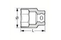 Douille 6 pans | HOFFMANN GROUP