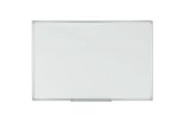 Manutan Expert - Tableau Blanc Émaillé Magnétique 90x180cm - Surface Durable - Idéal Bureau