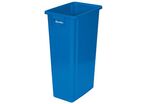 Manutan Expert - Poubelle de tri sélectif 80L Bleu - Polypropylène - Recyclable - 10 ans garantie