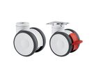 Roulettes design jumelée jusque 130 kg | Linea