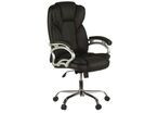 Manutan Expert - Fauteuil de direction BOSS Noir Similicuir - Ergonomique 8h - Garantie 10 ans