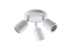 Spot LED en saillie Triple Orientable pour ampoule GU10 - Blanc