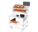 Poste de travail picking mobile équipé | N° 90C-3