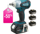 MAKITA-BTW251RFE3 Boulonneuse à choc 18V 3A Li-ion