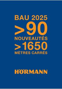 Brochure nouveautés BAU 2025