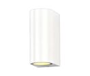 Applique Murale Blanche LED IP44 double faisceau GU10