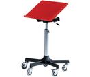 Global Professional Seating - Desserte mobile 1401 Mini - Plateau inclinable 40° - Charge 100kg - Hauteur réglable 61-86cm - Acier