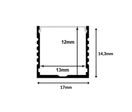 Profile Aluminium pour Bandeau LED Couvercle Opaque - 2 m
