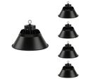 Cloche Industrielle LED 150W 120° NOIR - Blanc Neutre 4000K - 5500K