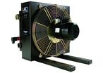 Echangeur air/huile avec moteur à courant alternatif