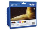Pack de 4 cartouches Brother LC1100
