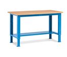 Etabli métal Fortis L.1500 mm bois bleu réglable