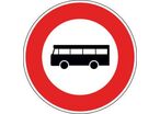 Panneau accès interdit aux véhicules de transport en commun - B9f