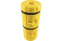 Manutan Expert - Butoir de protection pour pilier Ø 350mm - Noir/jaune - Hauteur 900mm - Plastique résistant