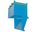 Bauer - Benne à fond ouvrant FB 2000 - 2000L, 1500kg max, Acier Bleu, 260kg