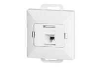 Prise Internet RJ45 Cat.6 Encastrée - Blanc