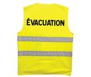 Gilet fluo Évacuation